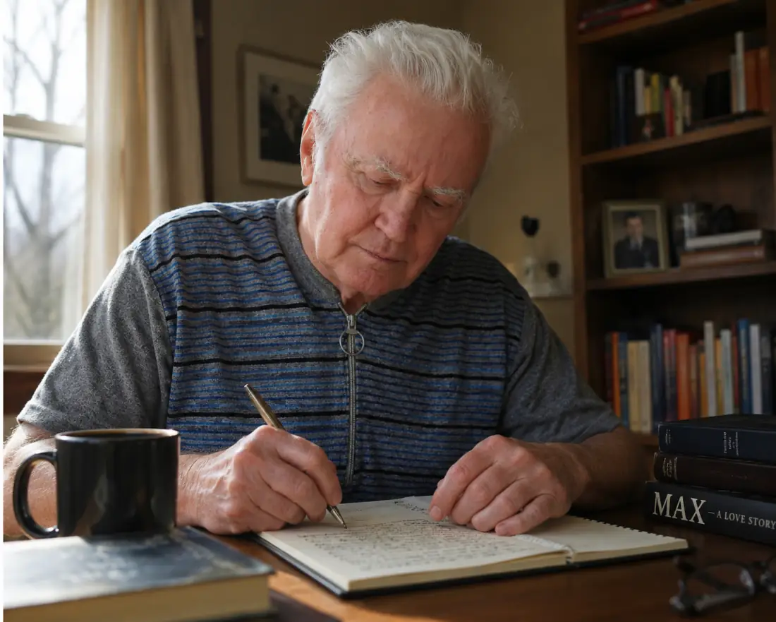 Me writing Rex's story